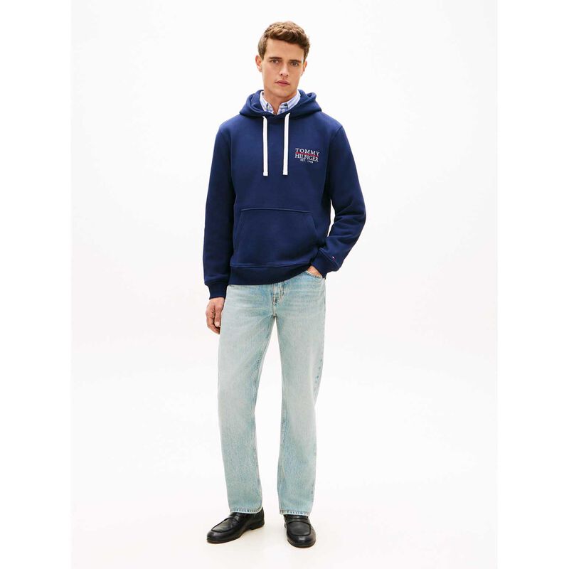 Tommy Hilfiger Heritage Logo Embroidery Drawstring Hoody image number 3